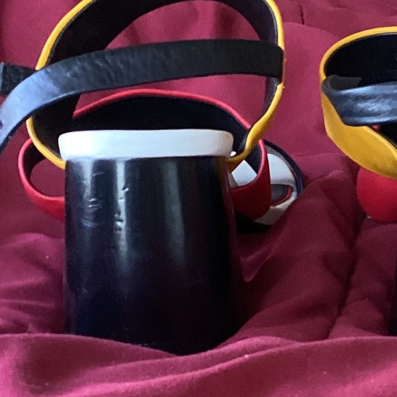 Rag & Bone Reese Block Heel Sandals In Color Multi. EU 38.5 - Picture 4 of 9